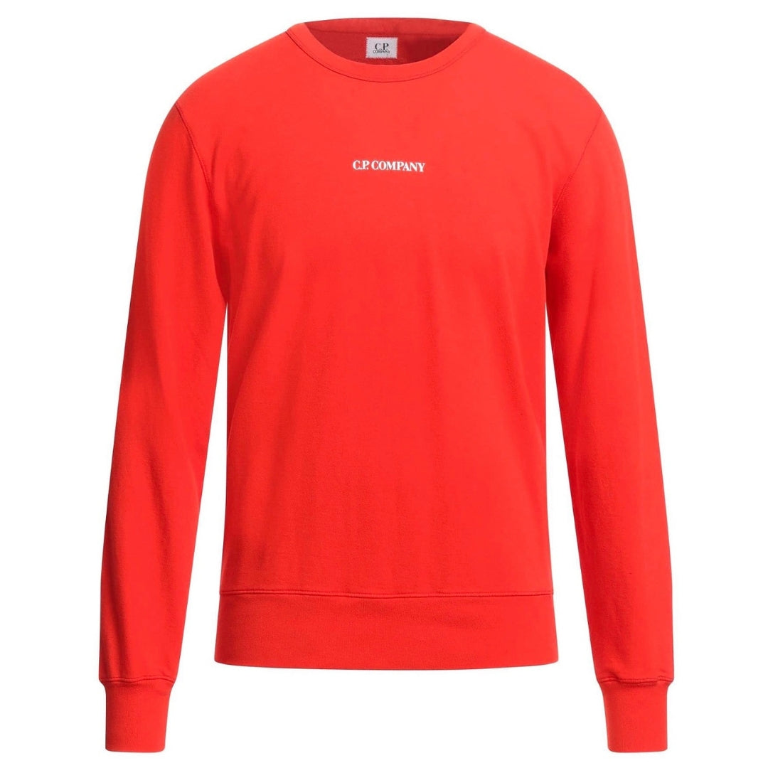 C.P. Company Brand Logo Red Jumper