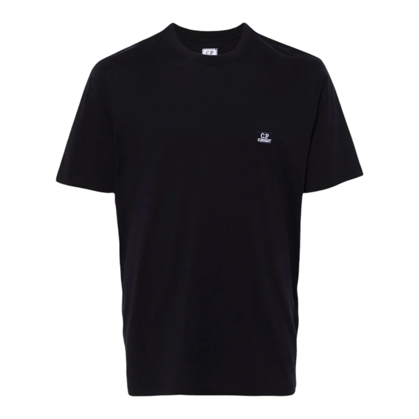 C.P. Company 30/1  Embroidered Black T-shirt