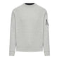 C.P. Company Diagonal Raised Fleece Lens Grey Sweatshirt