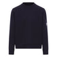 C.P. Company Diagonal Raised Fleece Lens Navy Sweatshirt