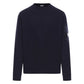 C.P. Company Diagonal Raised Light Fleece Navy Sweatshirt