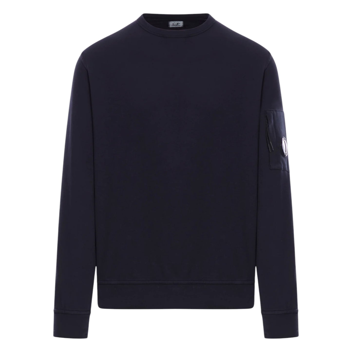 C.P. Company Diagonal Raised Light Fleece Navy Sweatshirt