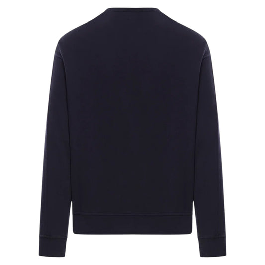 C.P. Company Diagonal Raised Light Fleece Navy Sweatshirt