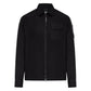 C.P. Company Gabardine Zip-Up Black Overshirt