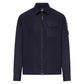 C.P. Company Gabardine Zip-Up Navy Overshirt