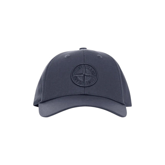 Stone Island Compass Logo Blue Baseball Cap