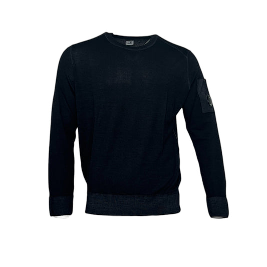 C.P Company Black Crewneck Sweatshirt