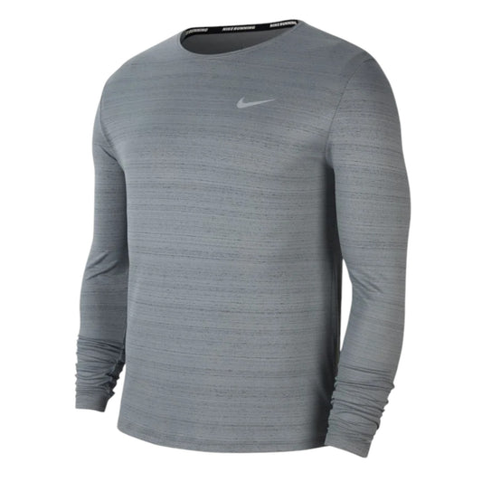 Nike Dri-Fit Miler Long Sleeve Grey T-shirt