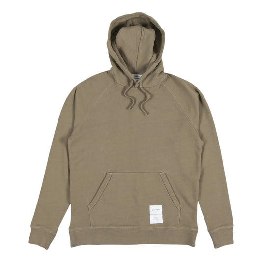 Norse Projects Fraser Tab Series Military Khaki Hoodie