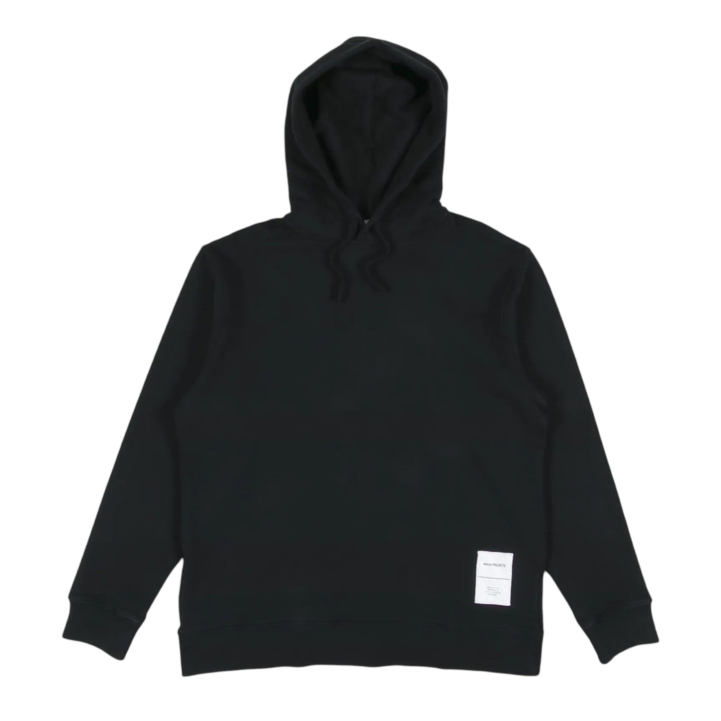 Norse Projects Fraser Tab Series Black Hoodie