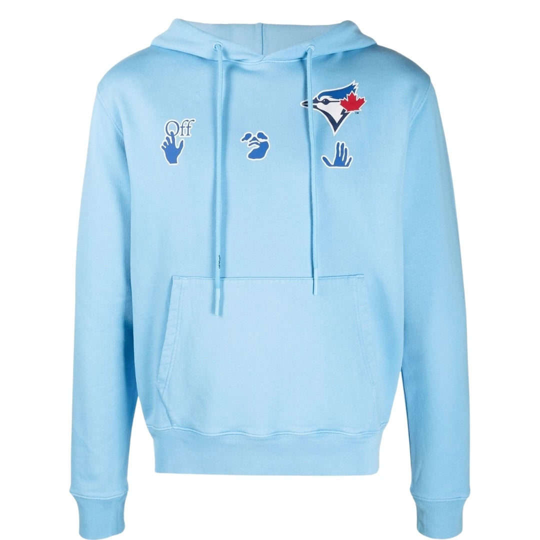 Off-White X MLB Toronto BJ Blue Hoodie M