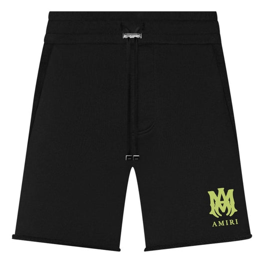 Amiri MA Logo Black Sweatshorts