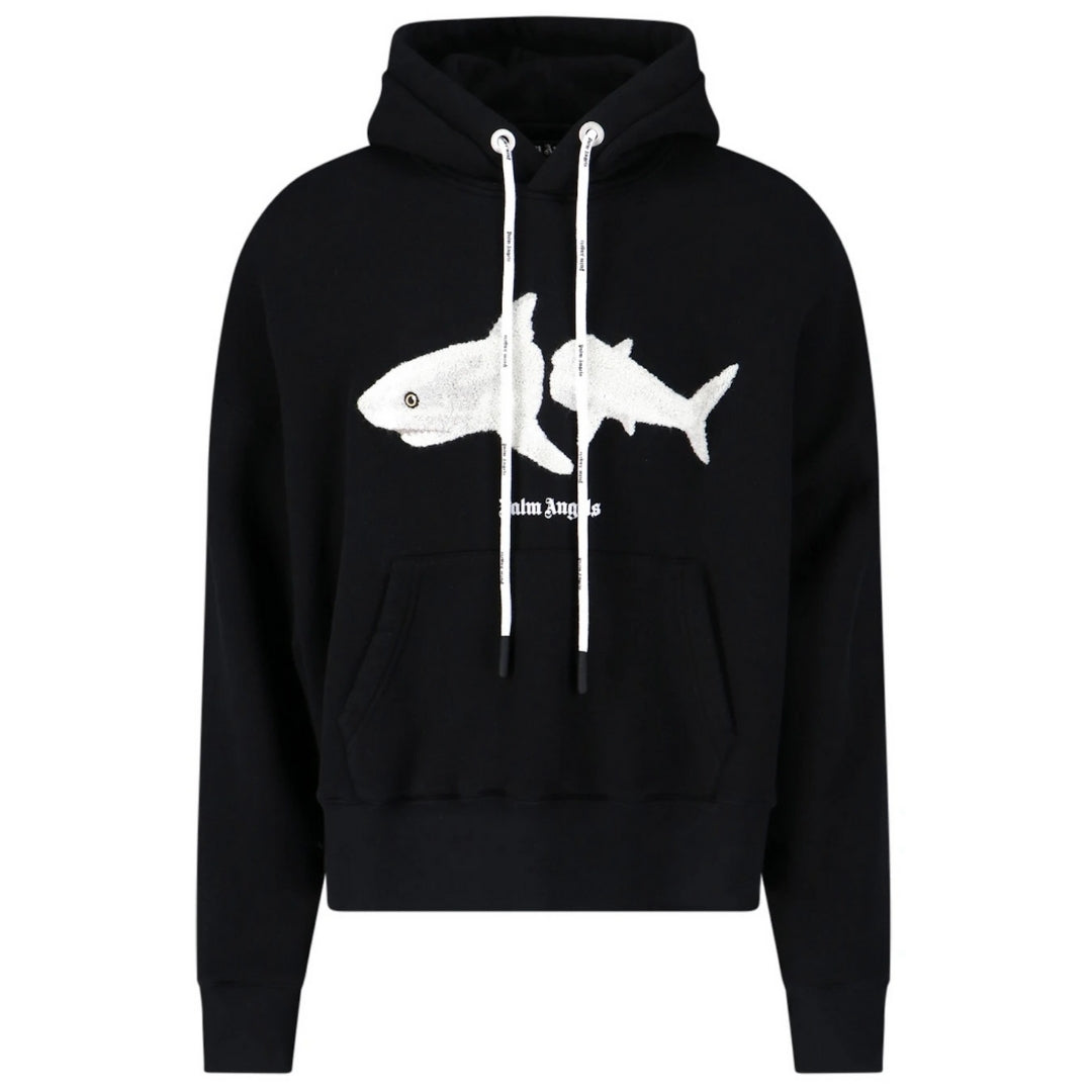 Palm Angels Shark Hoodie Black