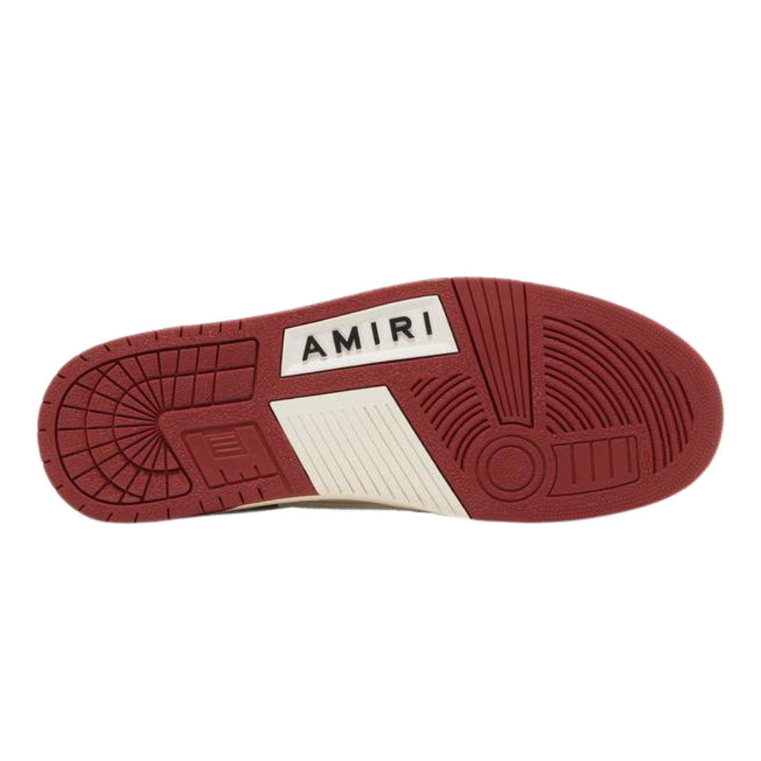 Amiri Skel Top Low Red Trainers