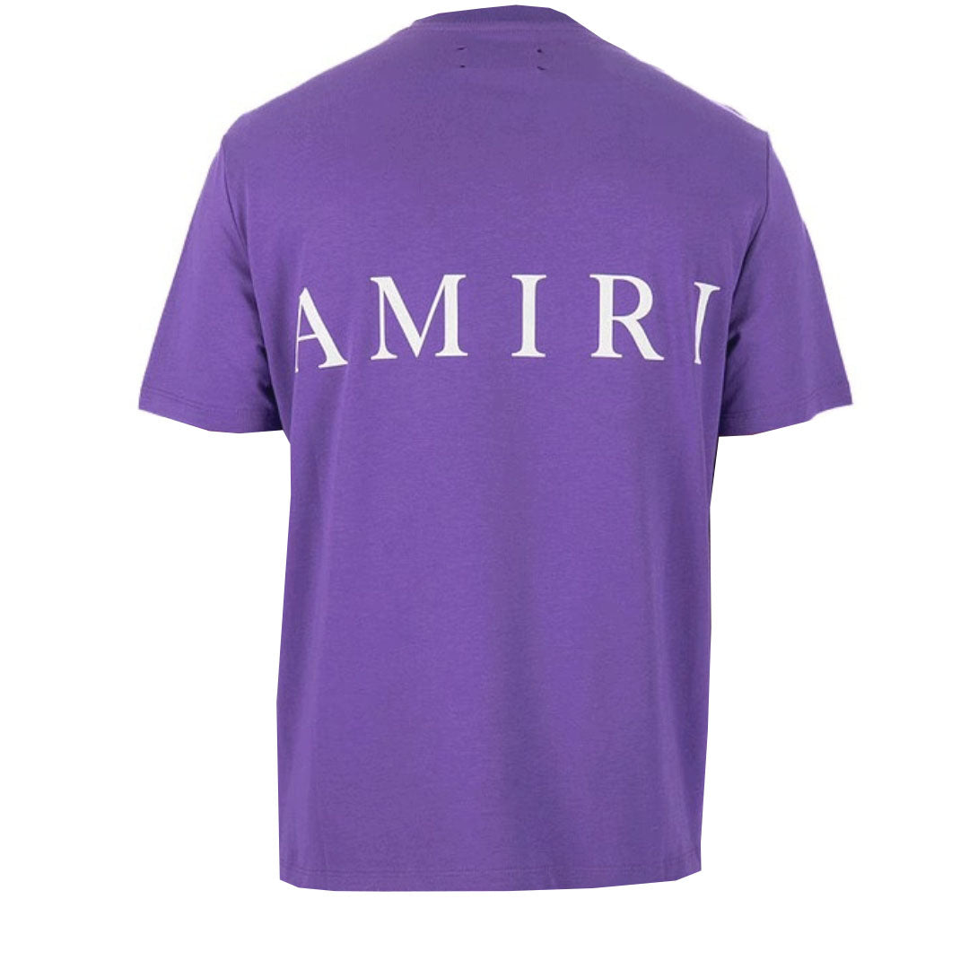 Amiri Short Sleeved Purple T-shirt