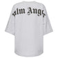 Palm Angels Classic All Over Logo Oversized Grey T-Shirt XS