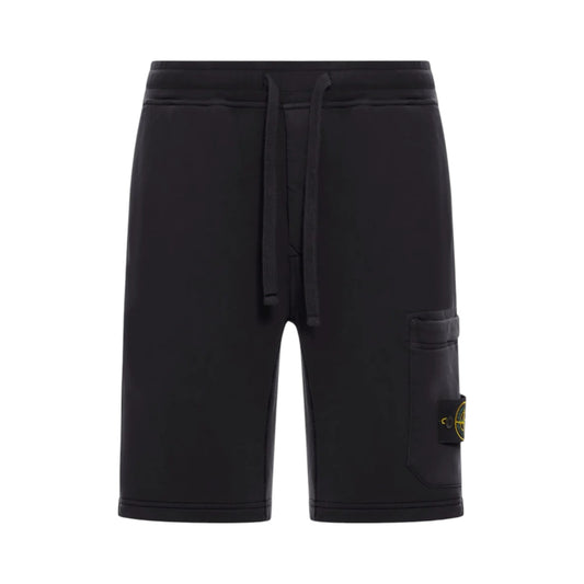 Stone Island Black Bermuda Shorts