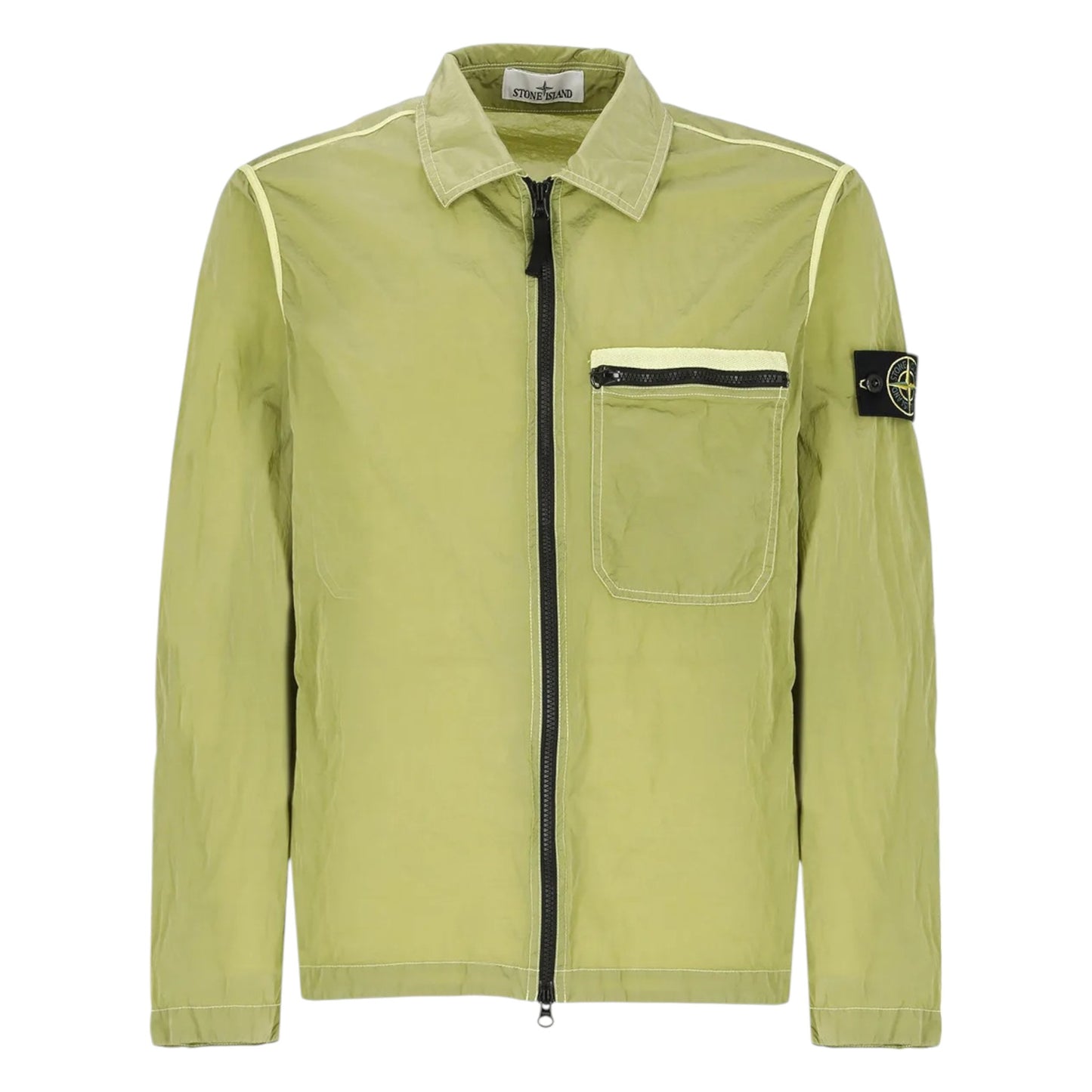 Stone Island Nylon Green Overshirt