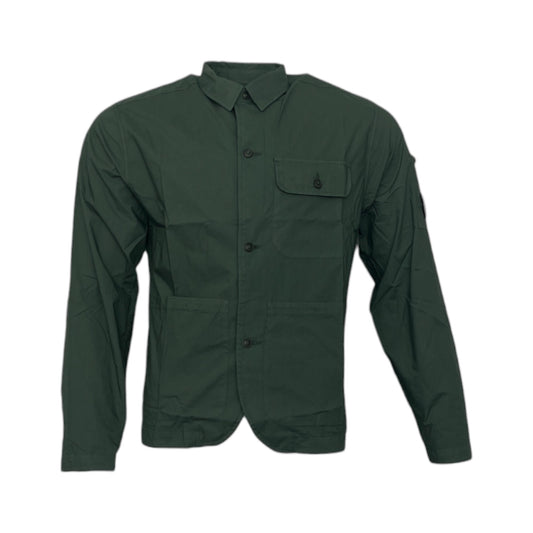 C.P Company Khaki Green Popeline Long Sleeve Shirt