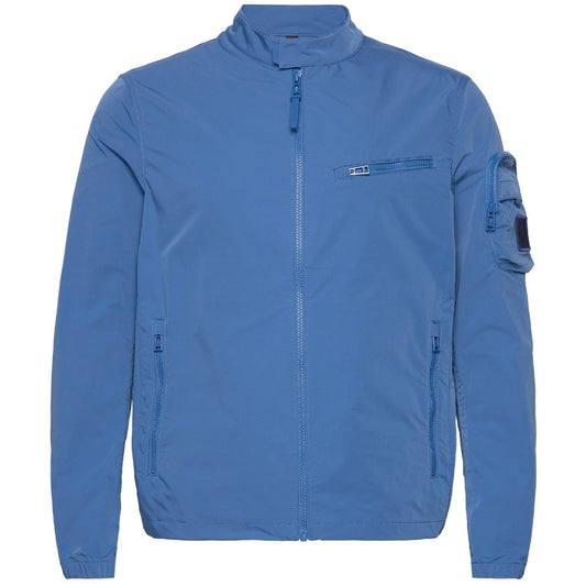 Belstaff Beam Forward Blue Windbreaker Jacket.