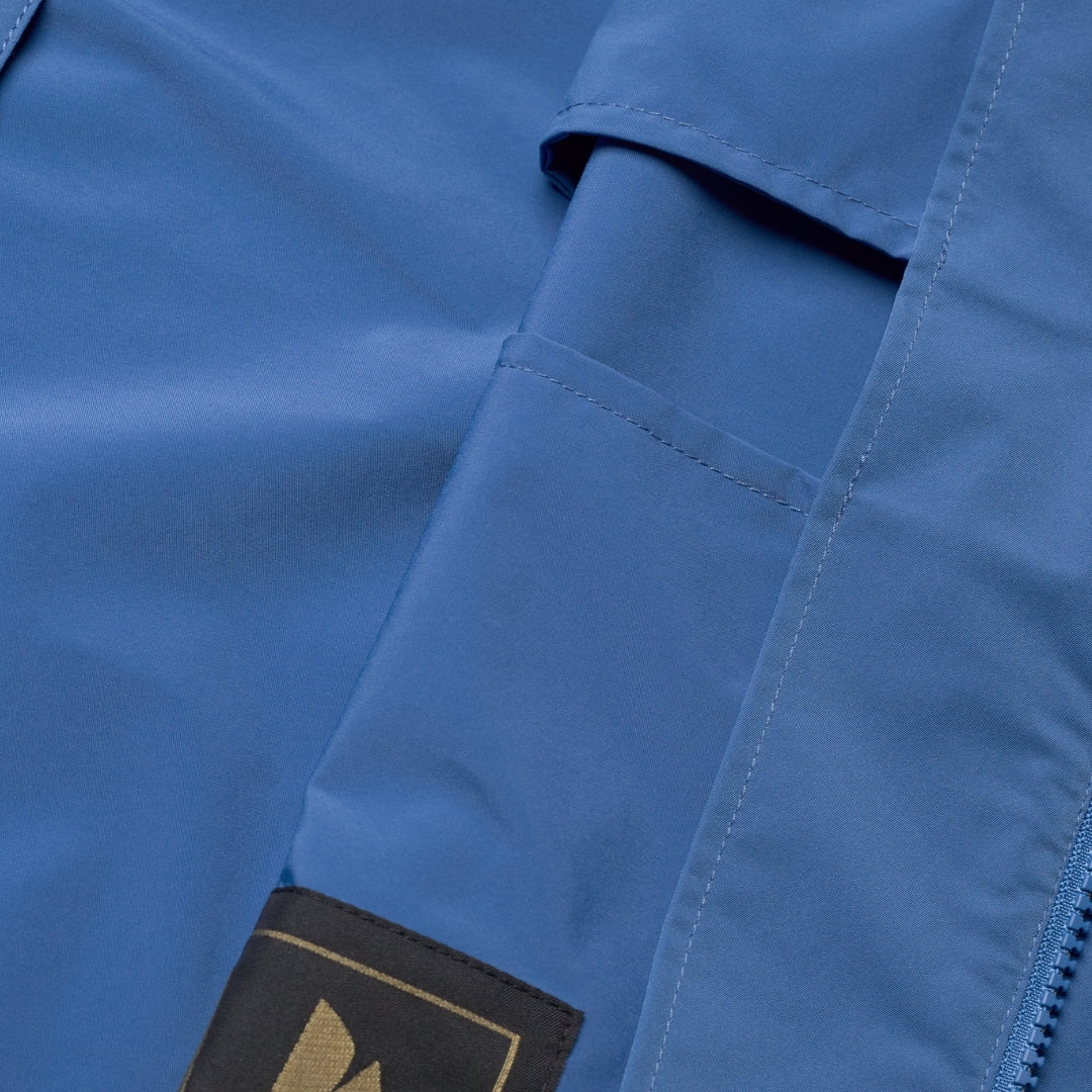 Belstaff Beam Forward Blue Windbreaker Jacket.