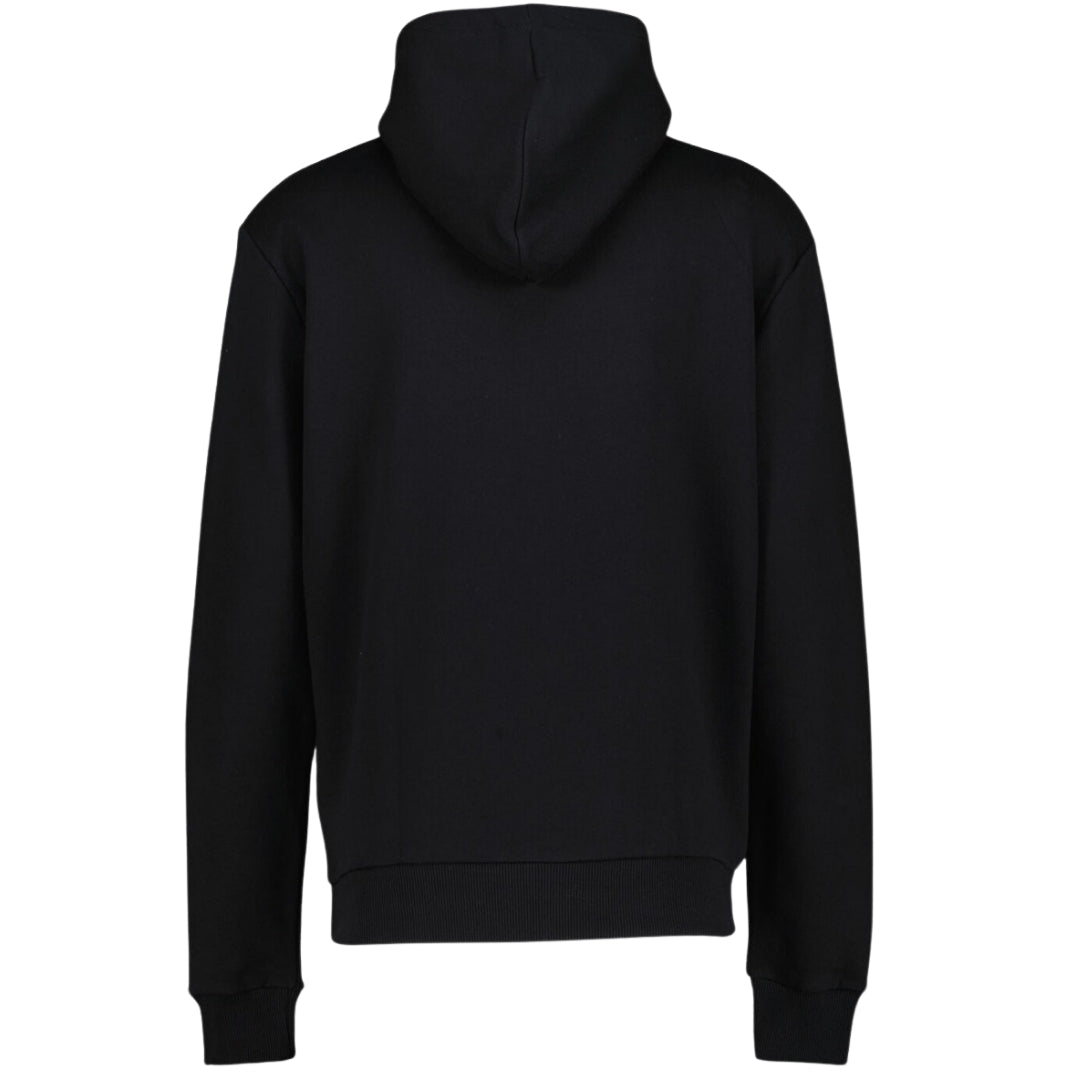 Balmain Paris Red Classic Logo Black Hoodie