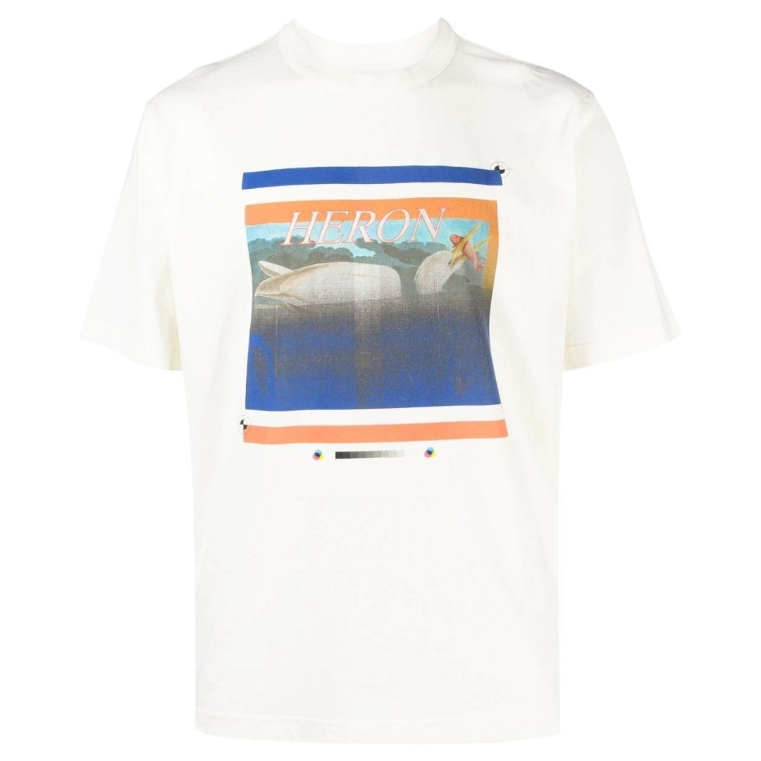 Heron Preston Mens Hmaa032S23Jer0060146 T Shirt White - Style Centre Wholesale