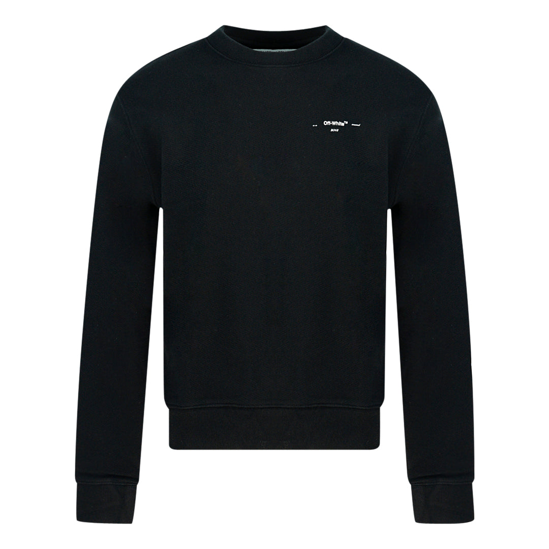 Off-White Logo Black Slim Sweatshirt