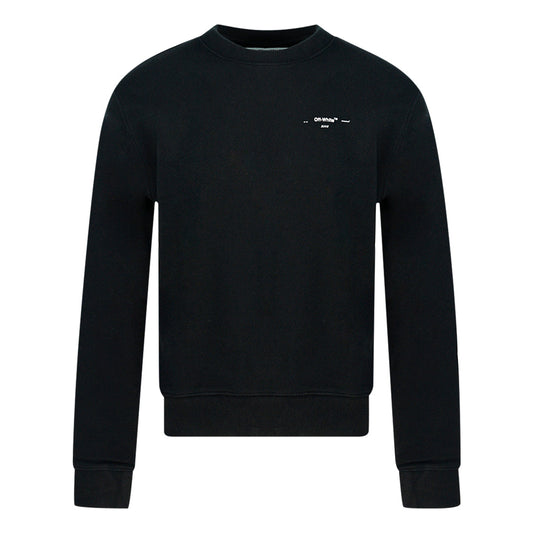 Off-White Logo Black Slim Sweatshirt