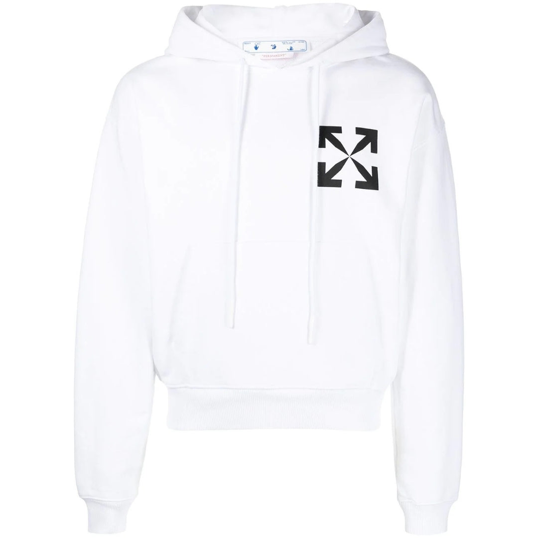 Off-White Single Arrow Oversized White Hoodie