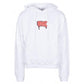 Off-White Graffiti Paint Logo White Hoodie