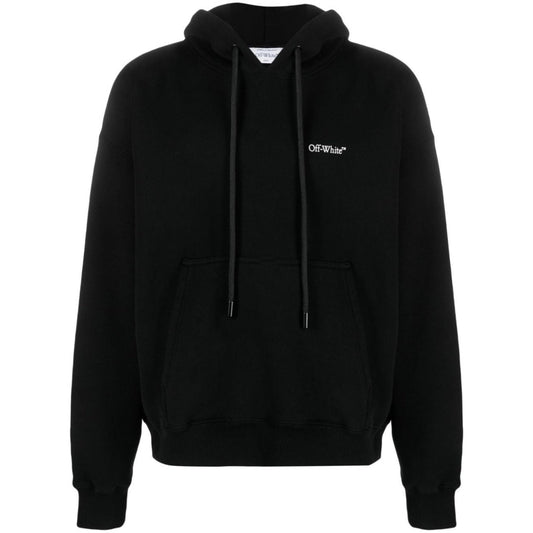 Off-White Lunar Arrow Design Black Skate Hoodie