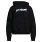 Off-White Marker Graffiti Spray Design Logo Black Hoodie