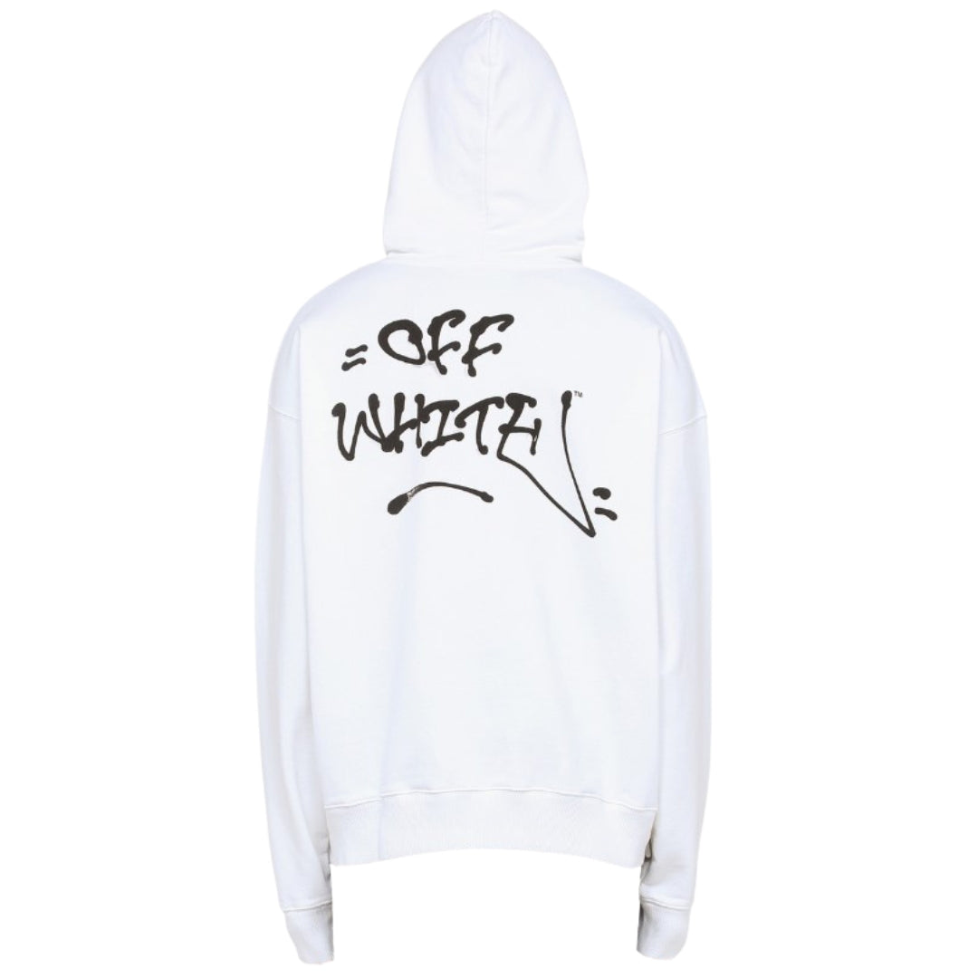 Off-White Graffiti Skate White Hoodie