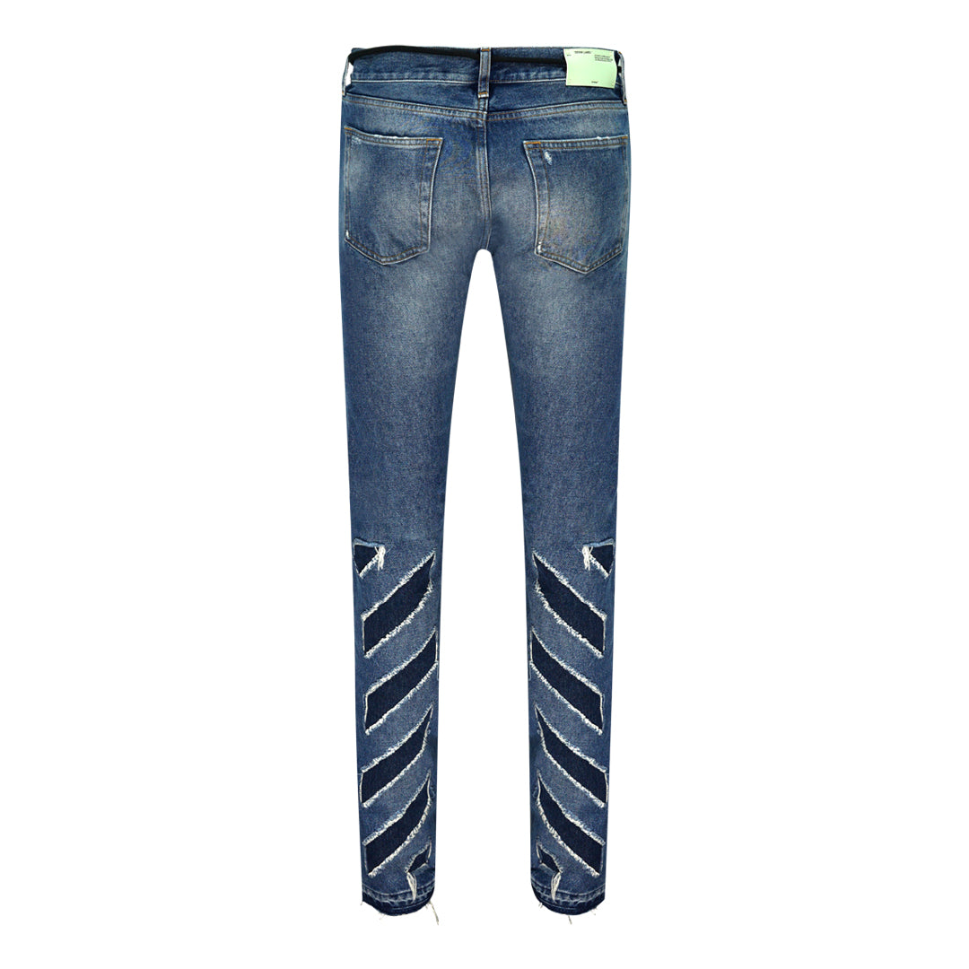 Off-White Mens Jeans Blue