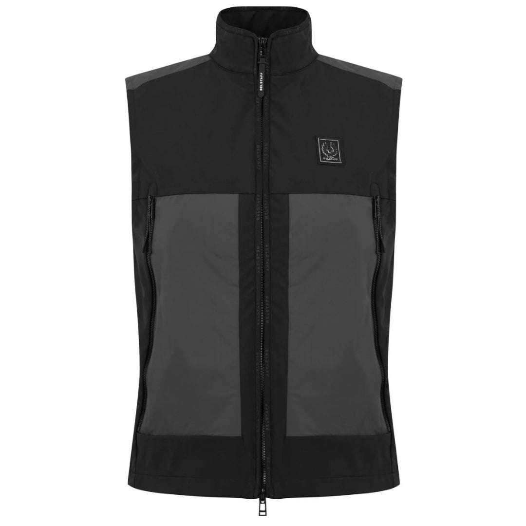 Belstaff Ratio Black Gilet Thin Jacket