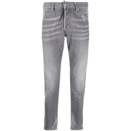 DSquared2 Mens Jeans Skinny Dan Jeans Grey