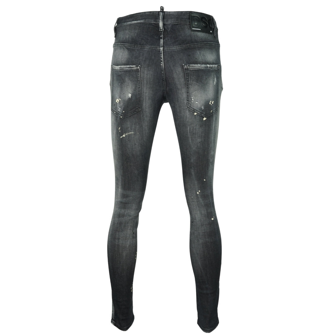 Dsquared2 Super Twinky Jean Paint Splash Destroyed Jeans - Nova Clothing