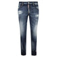 Dsquared2 Skater Jean Large Print Jeans