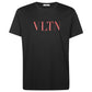 Valentino Red VLTN Print Logo Black T-Shirt