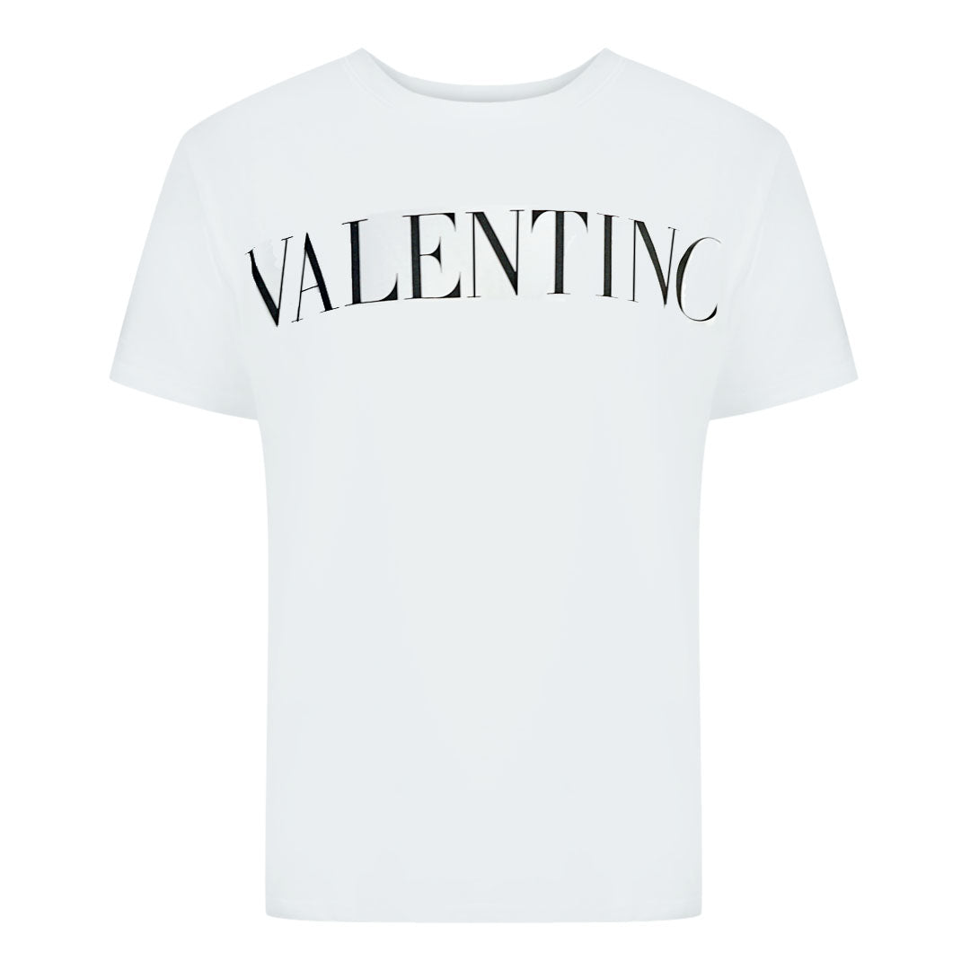 Valentino Large Branded Logo White T Shirt